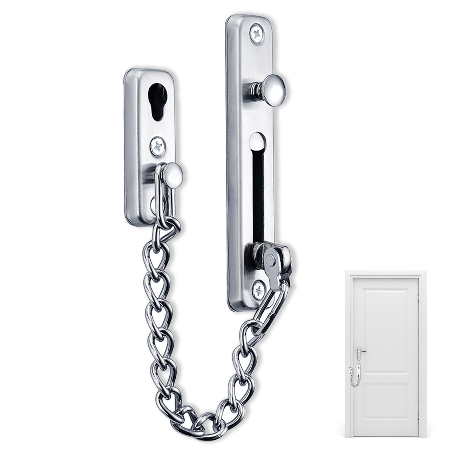 Cadenas De Porte En Acier Inoxydable Avec Vis De Montage