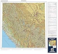 Durango State Mexico POD Wall Map 1586114069 Book Cover