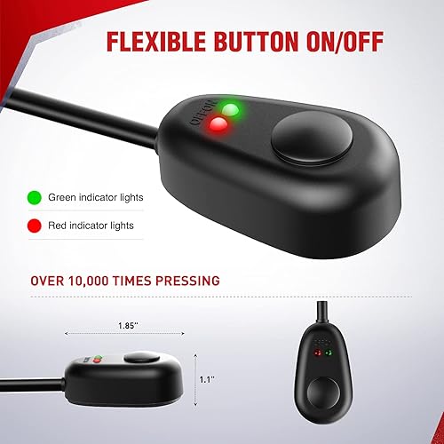 Miniatura 11 de Nilight - 10017W 16AWG Kit de arnés de cableado con conector DT Barra de luz LED de 12V Interruptor de encendido y apagado Relé de potencia Fusible