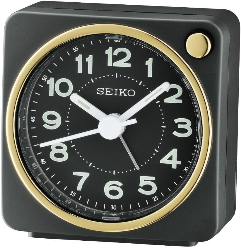 Seiko Clocks Bedside Alarm Clock QHE144J