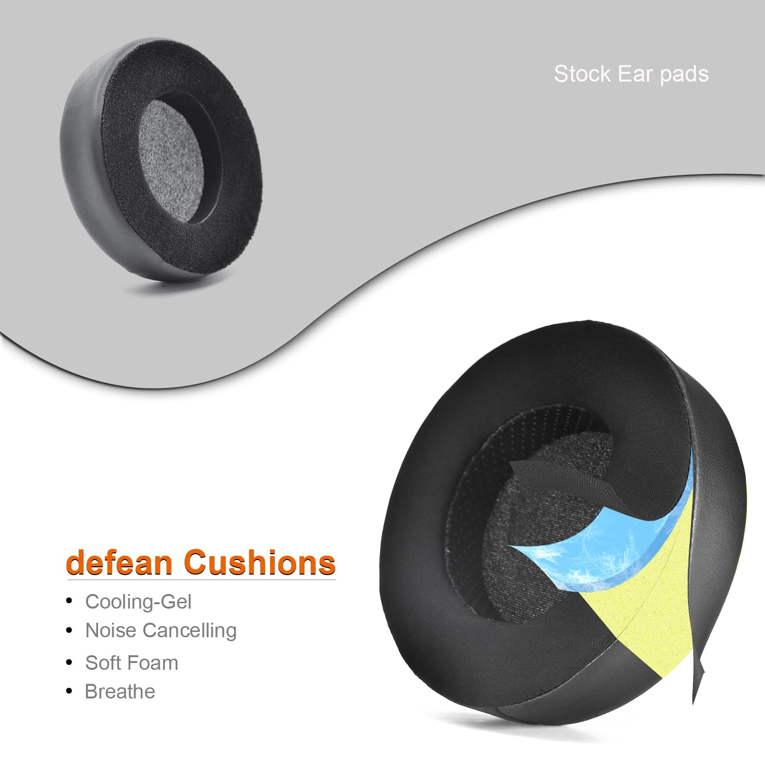 Amazon | Sundara冷却ジェルイヤーパッド 交換用クッション Hifiman