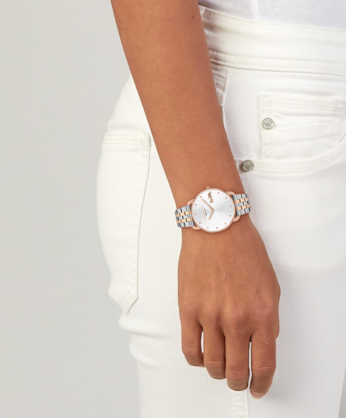 COACH Elliot Women's Watch | Sophisticated Elegance with Iconic Logo Detail | Premium Timepiece for Everyday Wear | Ideal Gift for Her | Water-Resistant | 36 mm - Image 4