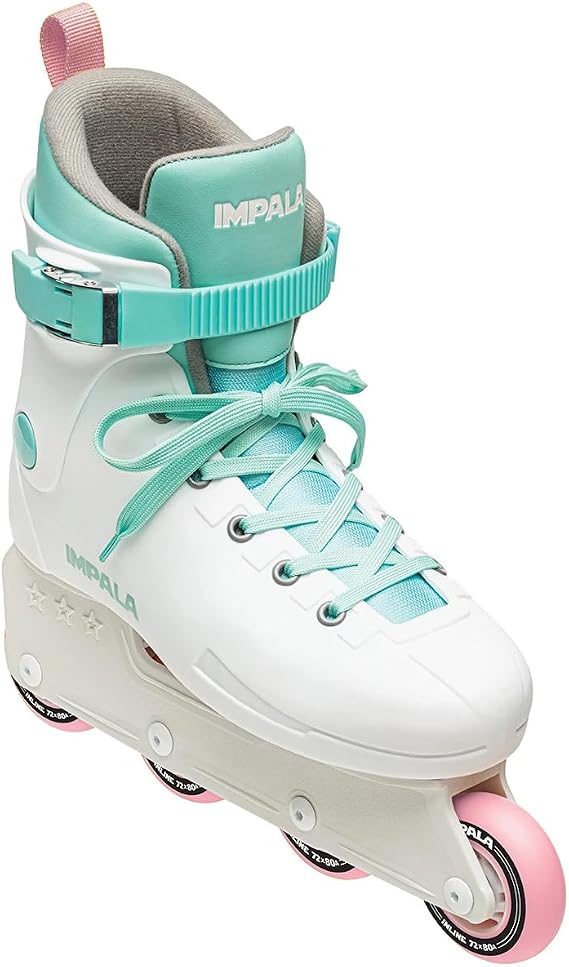 Impala Rollerskates Impala Lightspeed Inline Skate Roller Skates, Women, White (White), 43