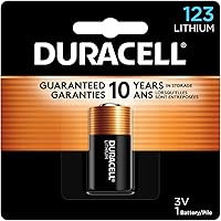 Vista 1 de Duracell 123 Batería de Litio, 1 unidad (Paquete de 1), Batería de litio 123 de 3 voltios de alta potencia para seguridad del hogar, dispositivos