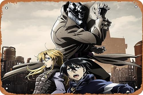 No Guns Life�AInui Juuzou�AMary Steinberg �A�j���|�X�^�[ �z�[���E�H�[���A�[�g ���� ���g�����^���u���L�Ŕ� 8x12�C���`