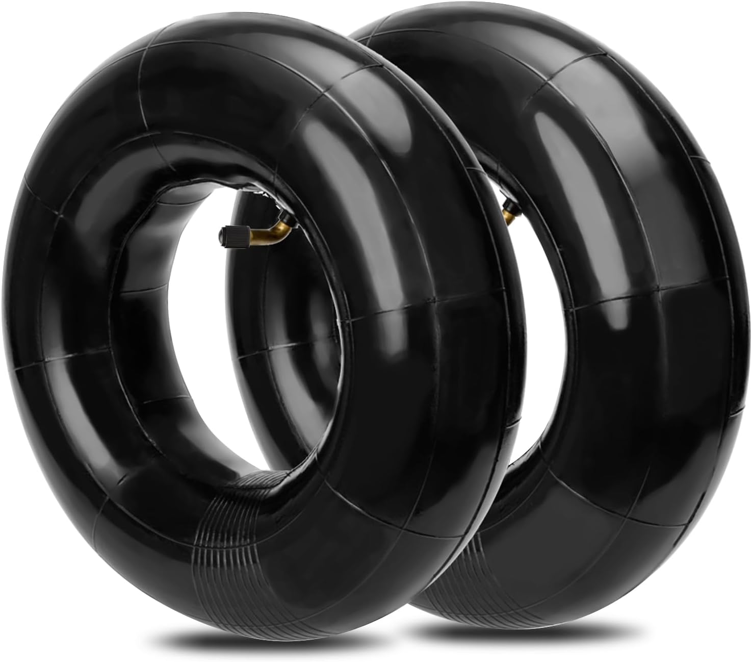 HIAORS 145/70-6 145X70-6 450/530-6 13x5.00-6 Utility Tire Inner Tubes with Bent Angel Valve Stem for Lawn mowers ATV Go Kart Four Wheeler Quad Mini Bike Pack of 2