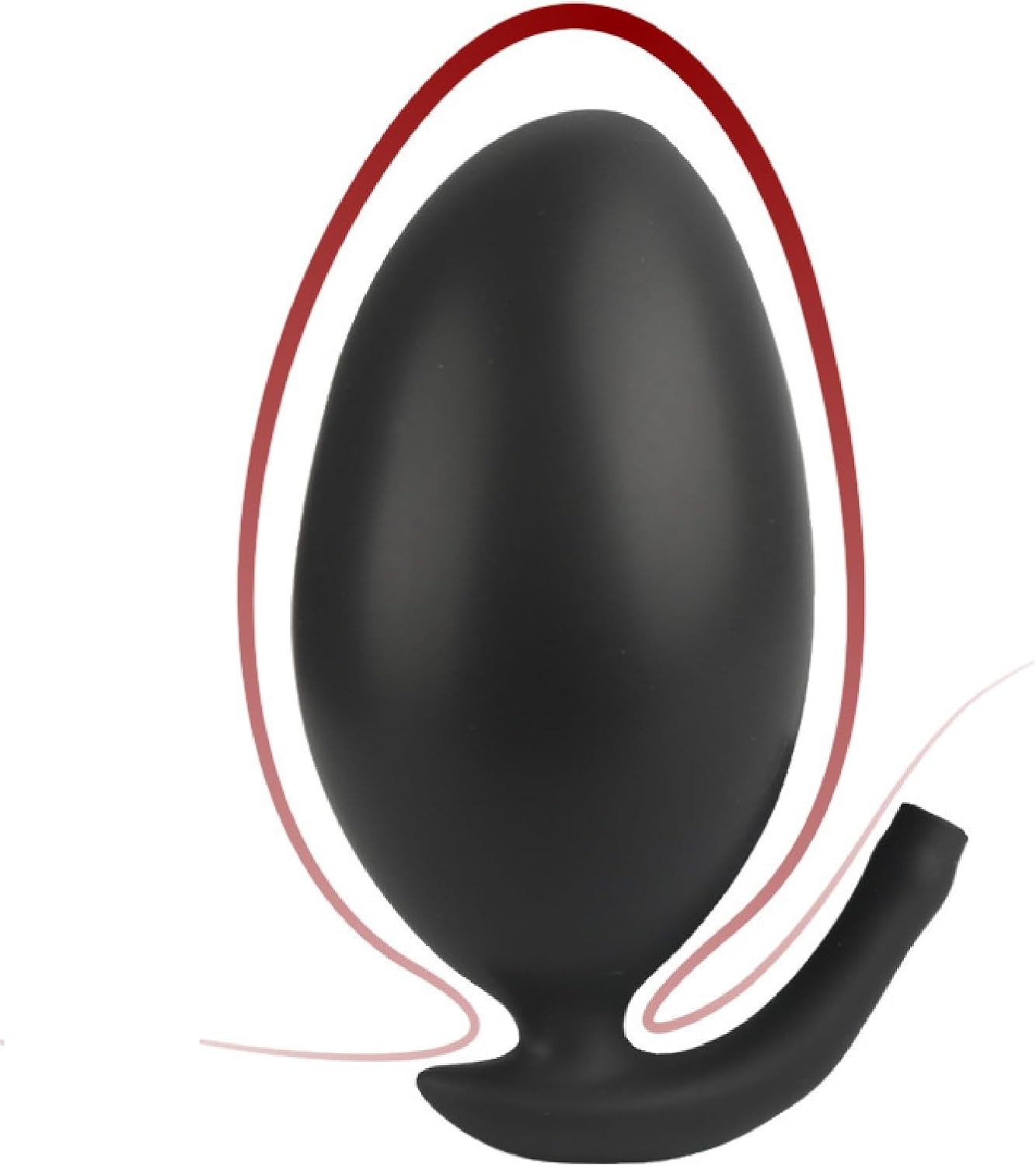 Inflatable Butt Plug, Silicone Anal Trainer with Hand Pump