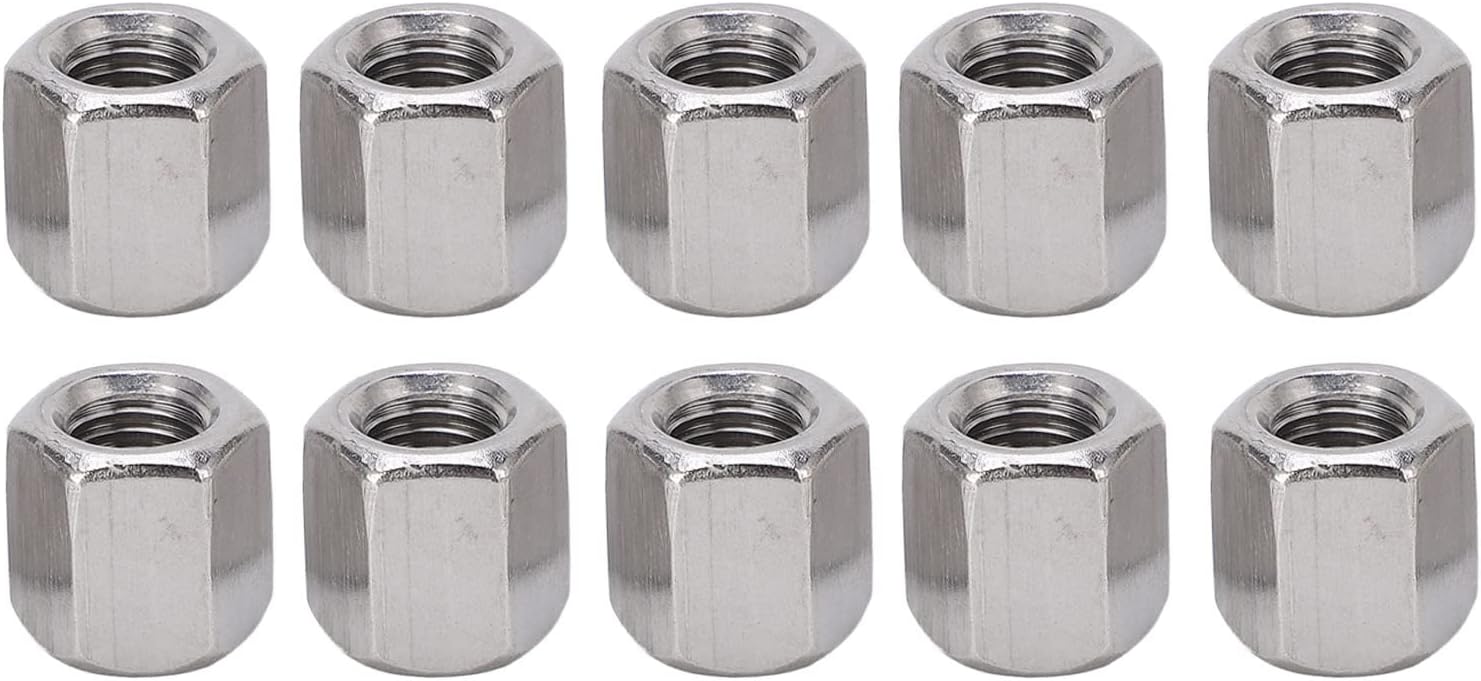 M12 Stainless Steel Hex Coupling Nut Kit for Installation of Stud Screws Machine Screws Indoor Outdoor Use