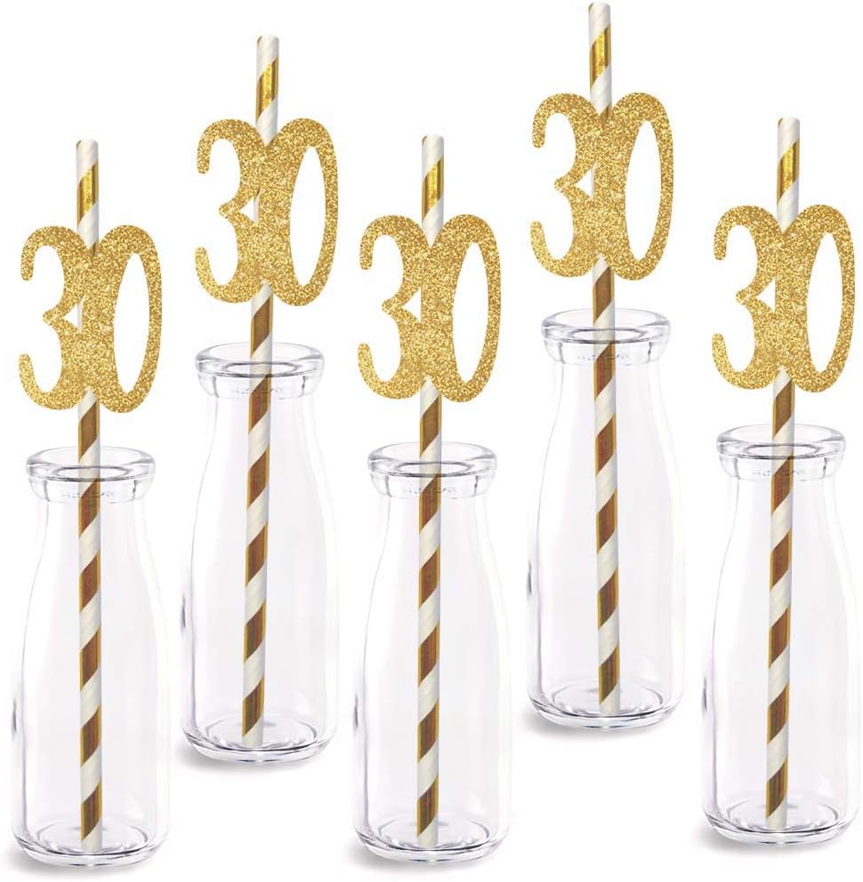Big Dot Of Happiness Gold Glitter 6 - No-Mess Real Gold Glitter Cut-Out Numbers - 6th Birthday Party Confetti Set Of 24 181696616486813730