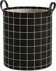 ALLMIX Cesto Organizador Roupa Suja Dobrável Multiuso 20l (Preto)