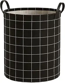 Cesto Organizador Roupa Suja Dobrável Multiuso 40l (Preto)