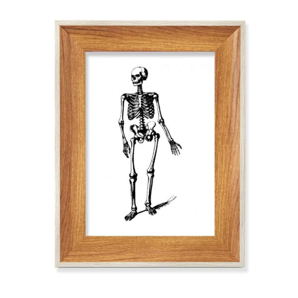 Cuadro de esqueleto caminando para decorar el escritorio de casa