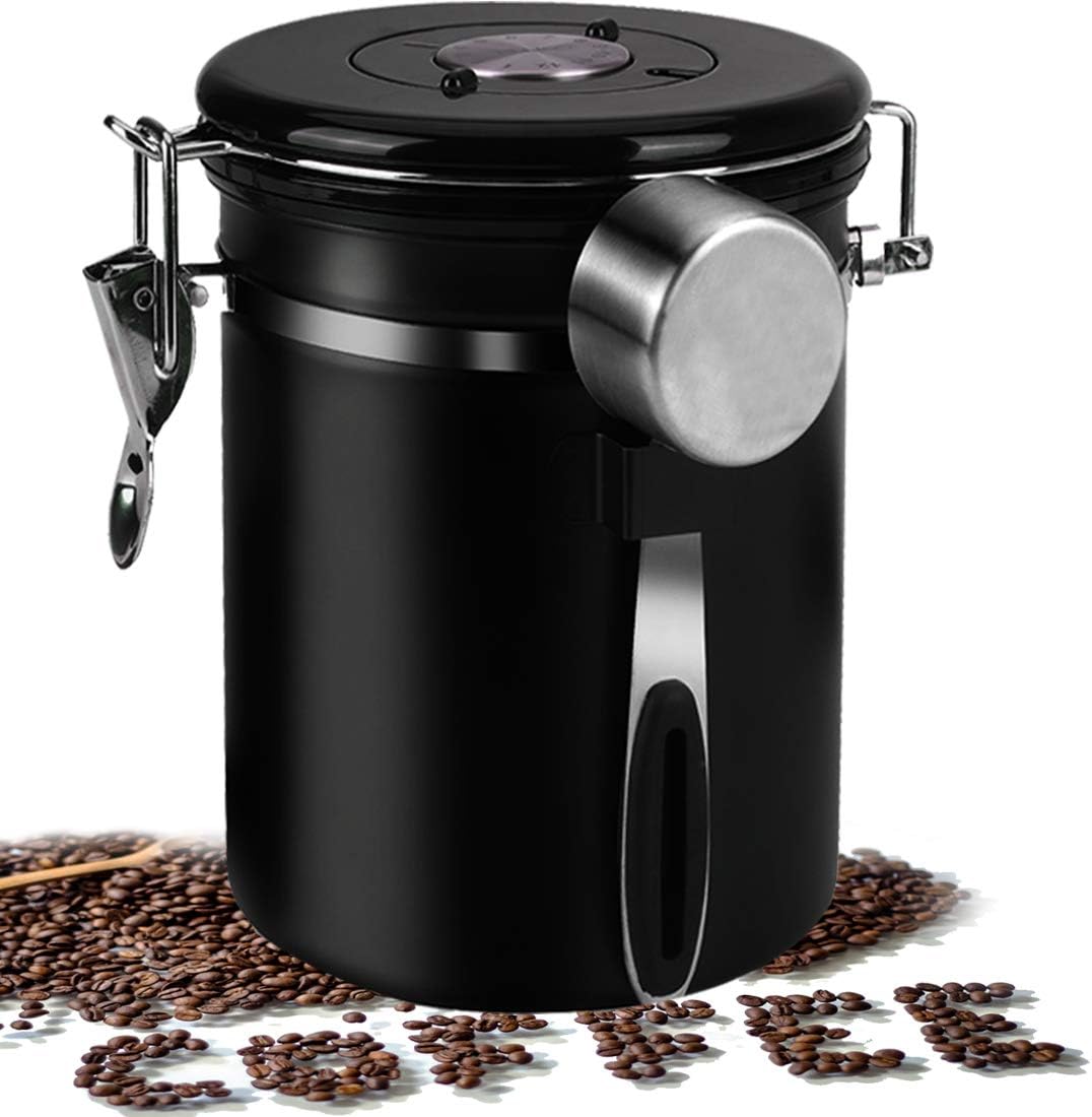Coffee Container, Airtight Coffee Canister Stainless Steel