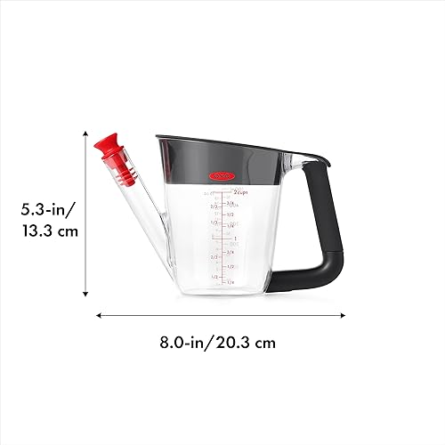 Miniatura 2 de OXO Good Grips Separador de grasa de 2 tazas, plástico, talla única