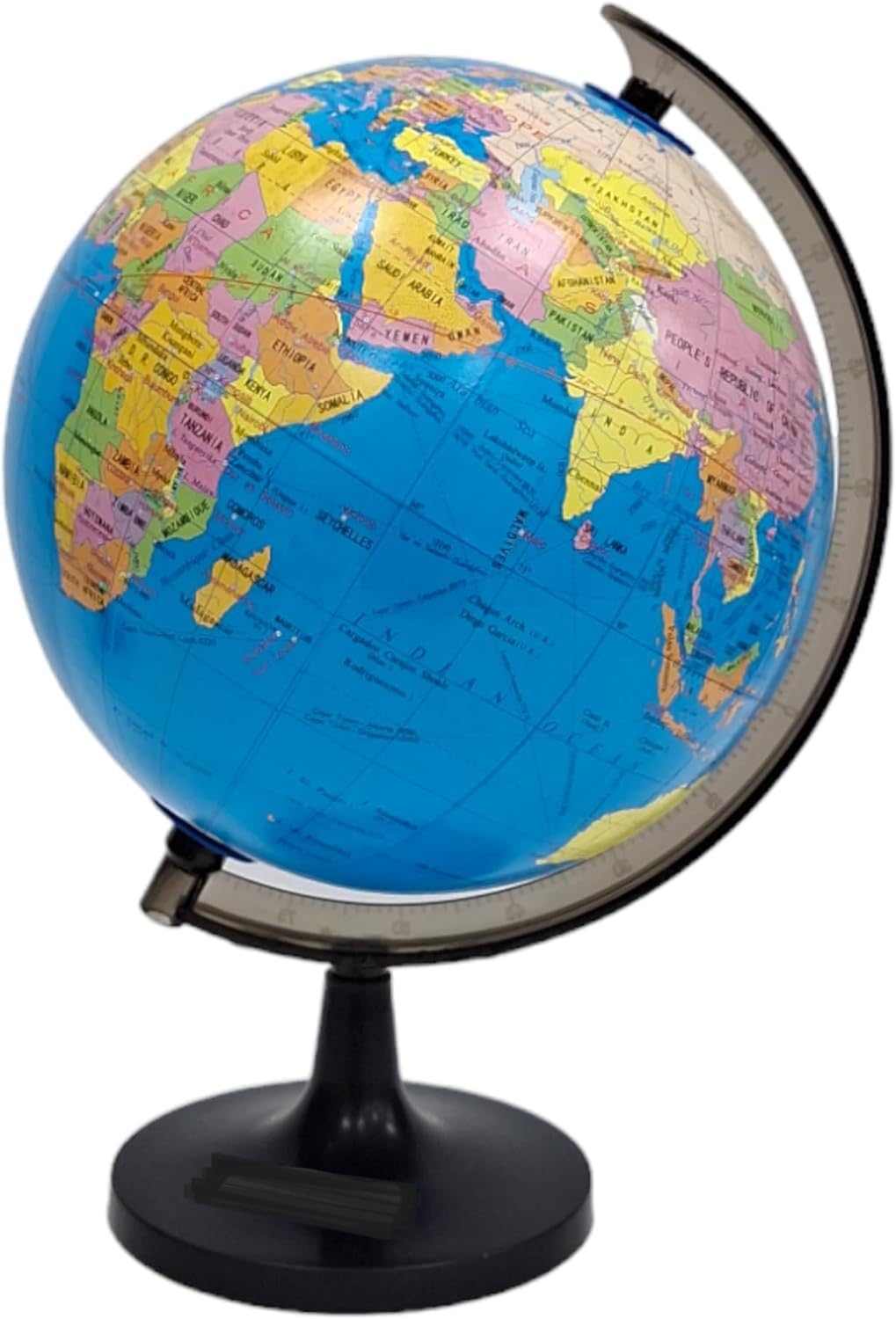 World Globe 14.16cm for Kids Learning, Educational Rotating World Map Globes big Size Decorative Earth Children Globe for Classroom Geography Teaching, Desk & Office Decoration(english)