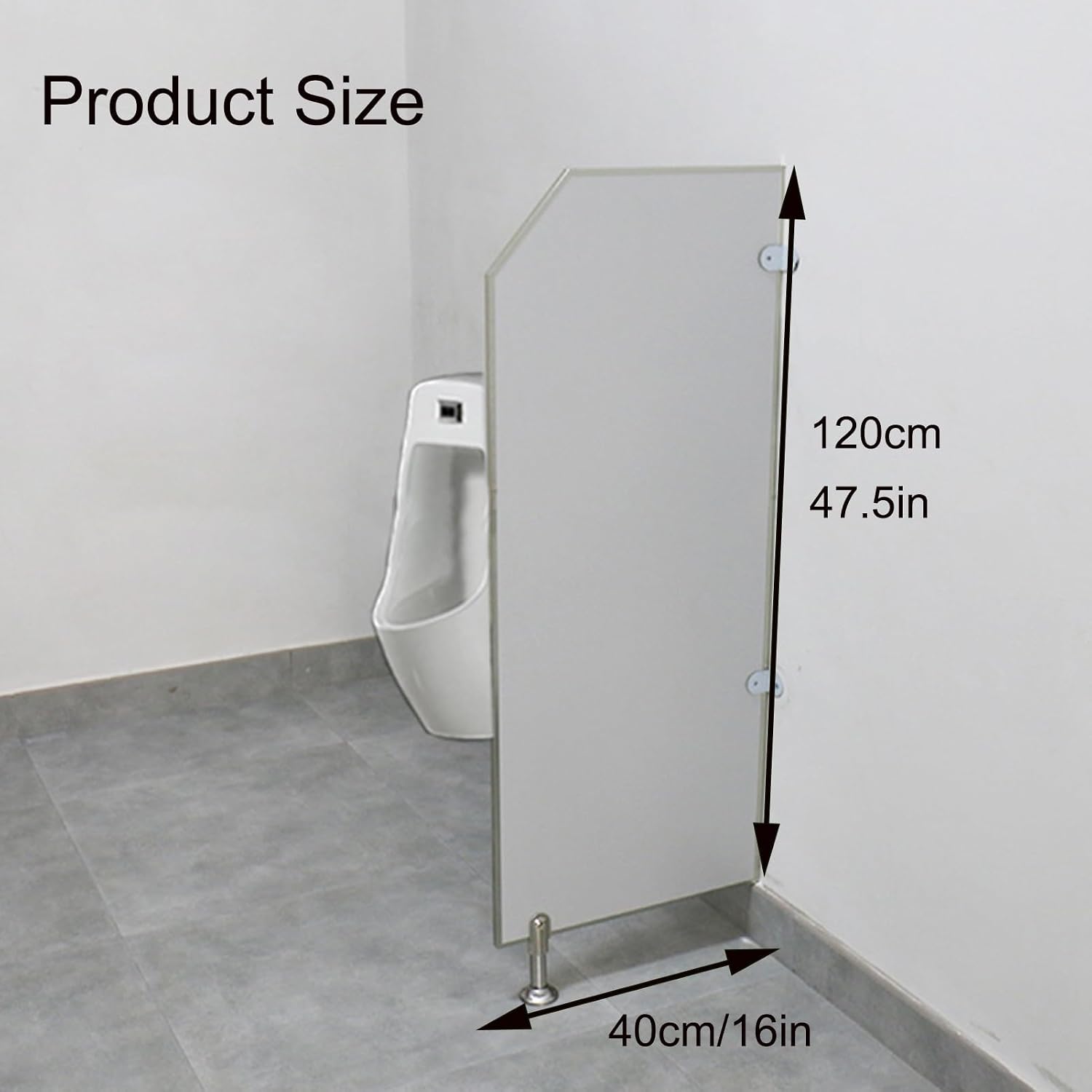 Urinal for Men's Toilets Waterproof Partition Divider Public Health Urinal Screen Effective Hygiene Solution for Public Restrooms Durable Toilet Partition (Color: 2)