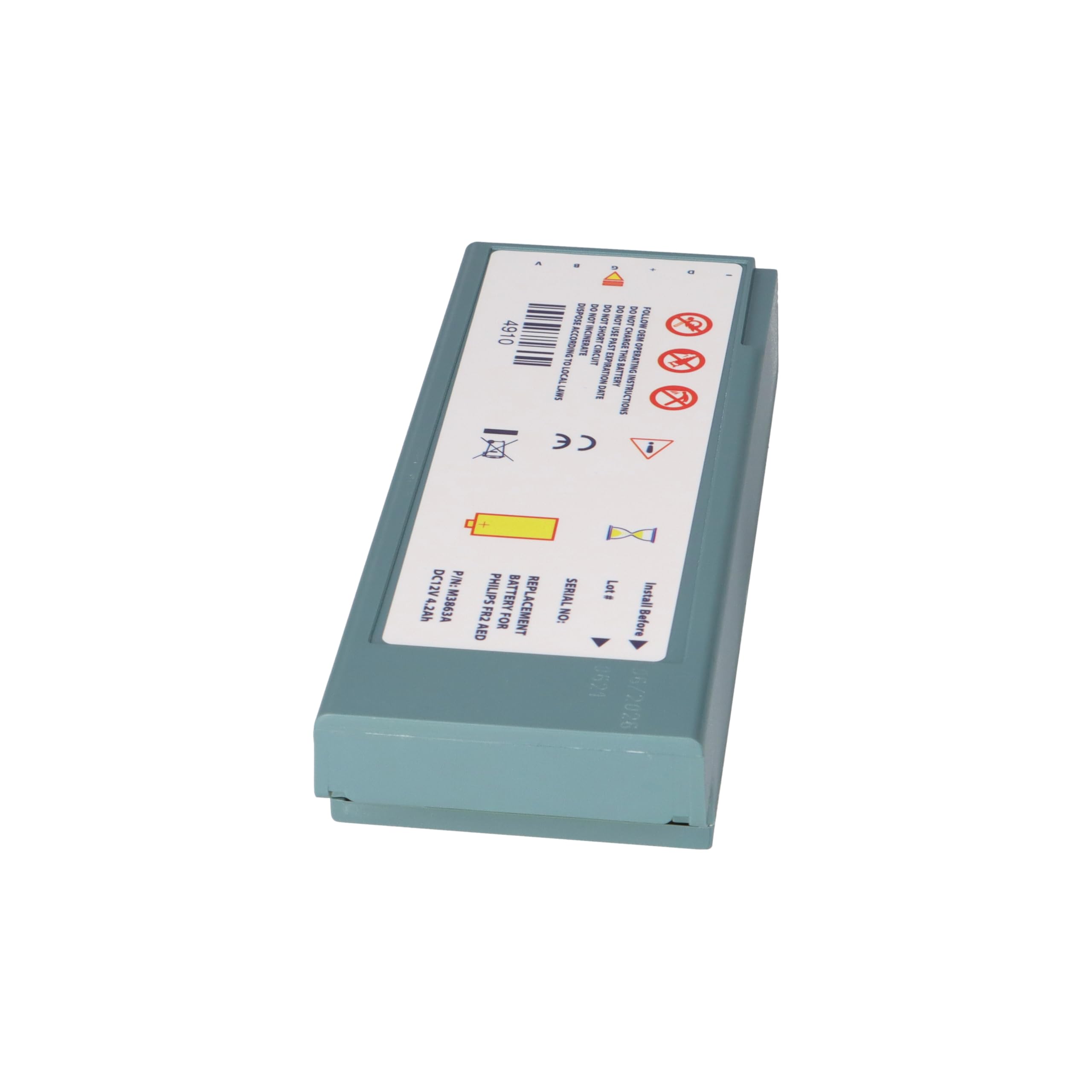 Bateria pasująca do defibrylatora Laerdal/Philips HeartStart FR2 - 12 V 4,2 Ah
