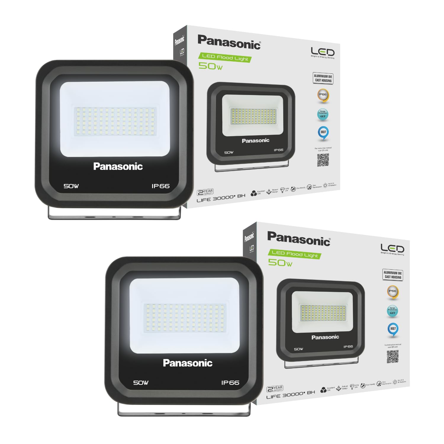 Panasonic 50W Waterproof Flood Light - Outdoor LED -8