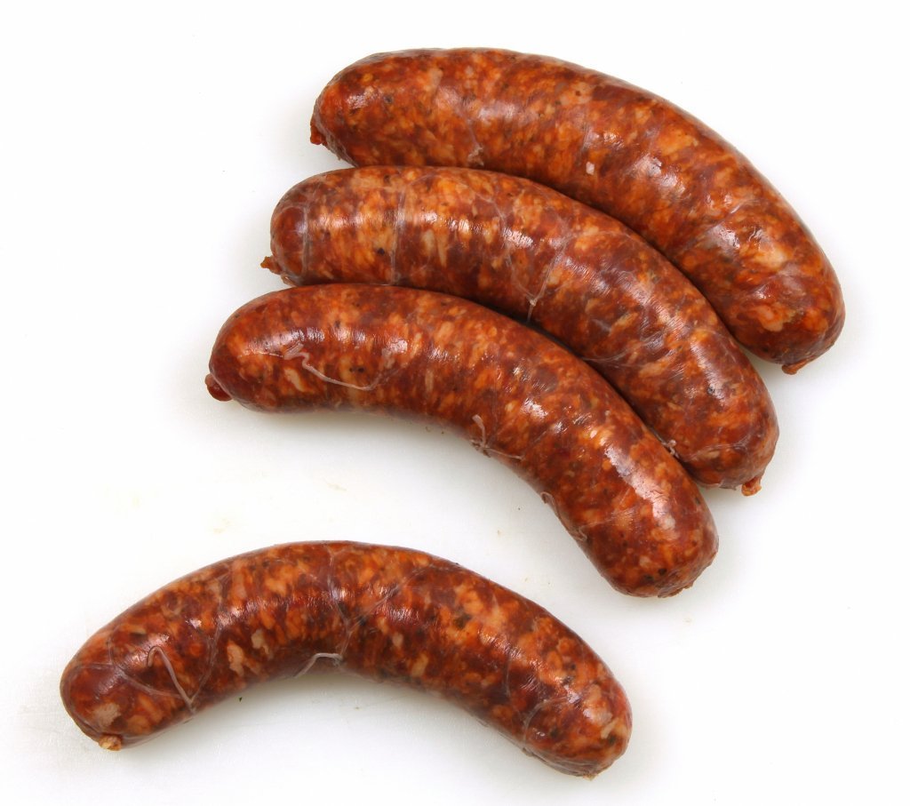 Pork Sausage Link Chorizo Step 1