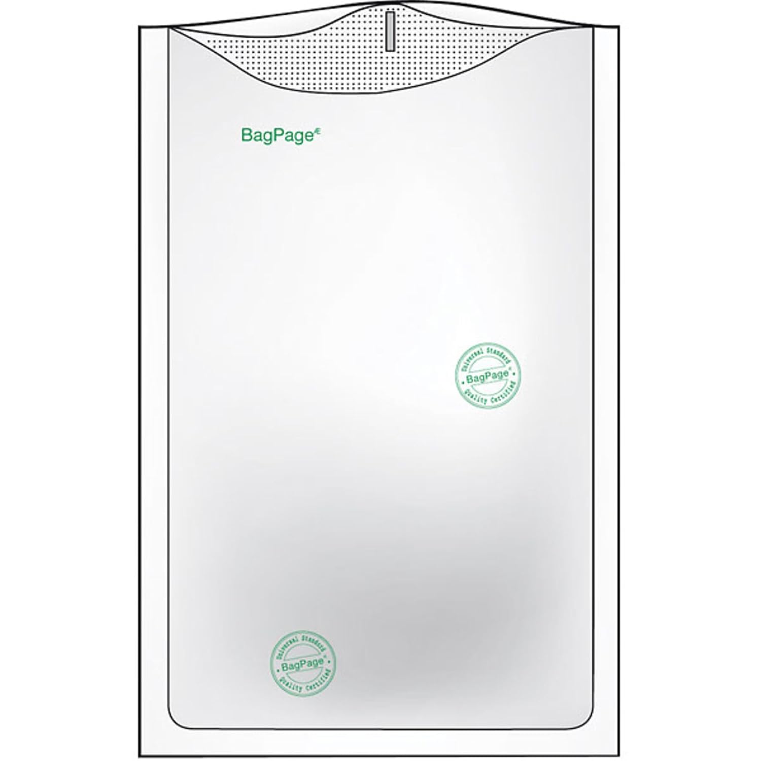 121-025 Bagpage Paddle Blender Bags, 100 mL with Full Filter, Sterile Packs of 25-500/pack