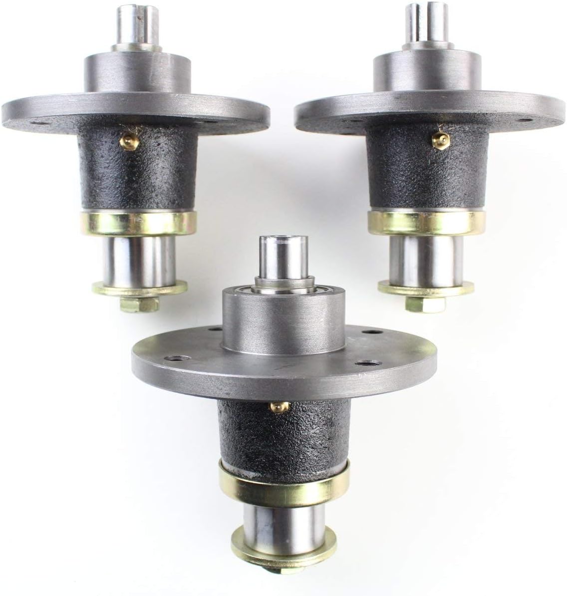 OakTen Spindle Assembly 3-Pack for Hustler Z, ATZ, and Super Z Lawn Tractors, Fits 52" 60" 72" Decks, Replaces OEM 350595, Heavy-Duty Replacement Part for Hustler Mowers, 3 Pack