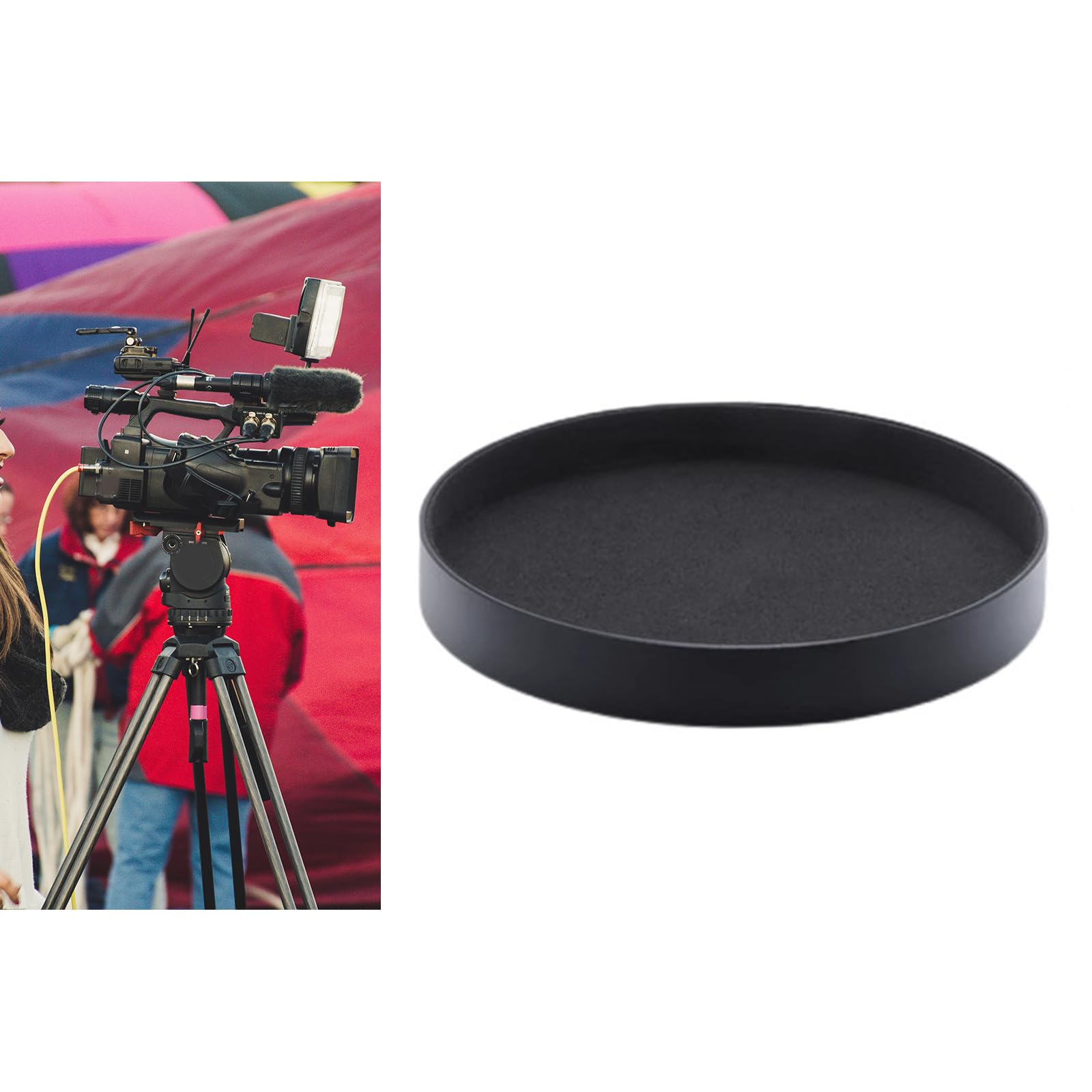 Cubierta protectora de metal de 95 mm para lente de cámara DSLR, a prueba de polvo, cubierta protectora de repuesto para amantes de la fotografía