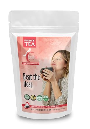 SpecialTea Company Beat the Heat Fruit Tea - Pyramid Sachets