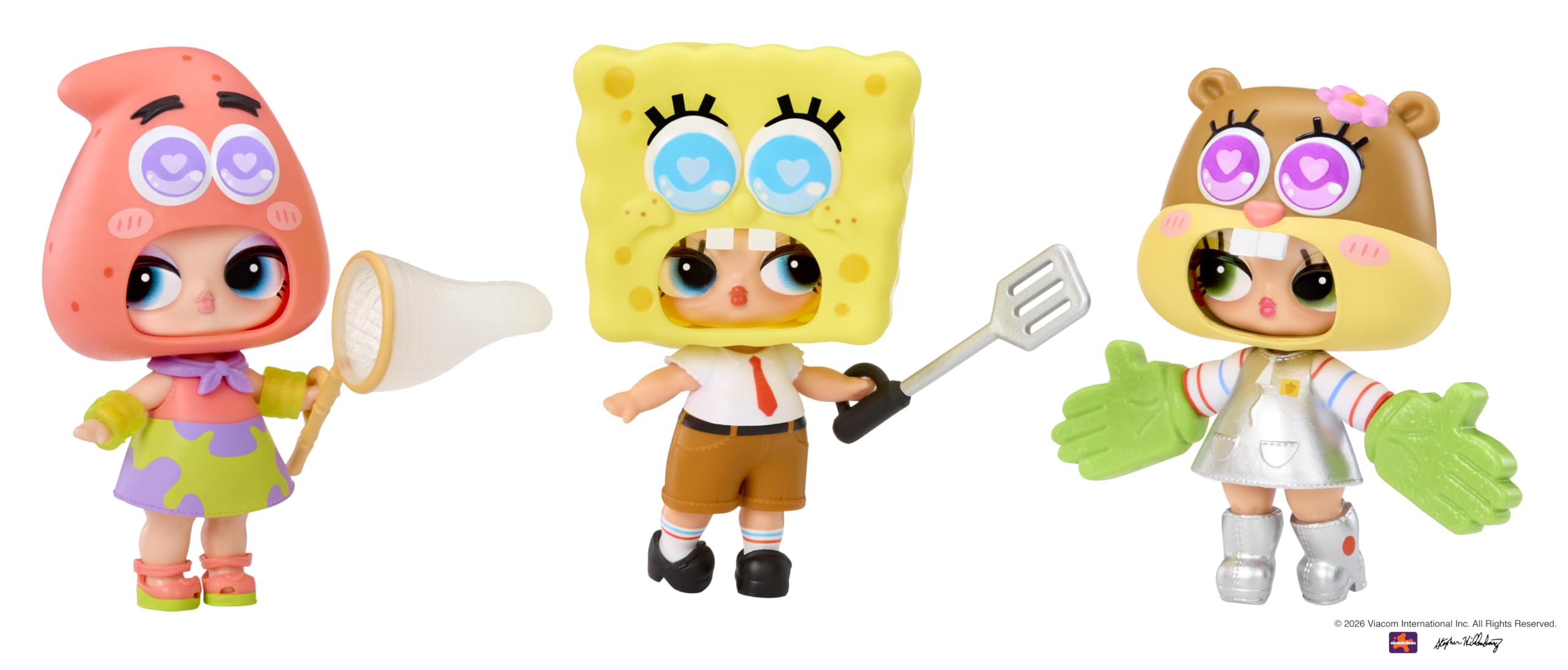 L.O.L. Surprise! Loves SpongeBob Kanciastoporty – lalki kolekcjonerskie, 6 stylów