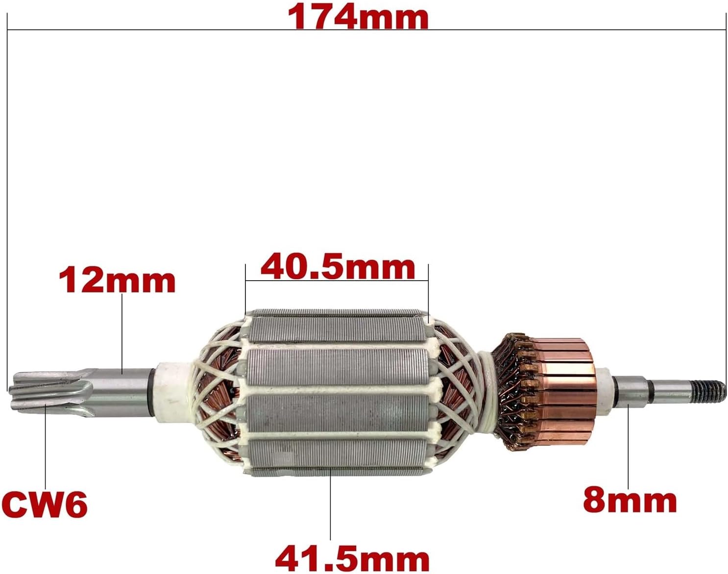 AC220V-240V Armature Rotor Replacement for Rotary Hammer HR4001C HR4010C HR4011C HR4001CX