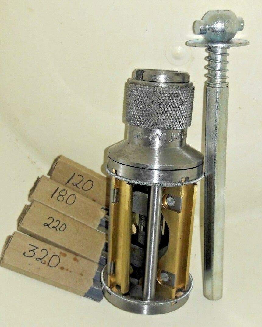 Cylinder Engine Hone Kit 3-1/2 To 6-1/2 Honing Machine + 4 Set Honing Stones Best