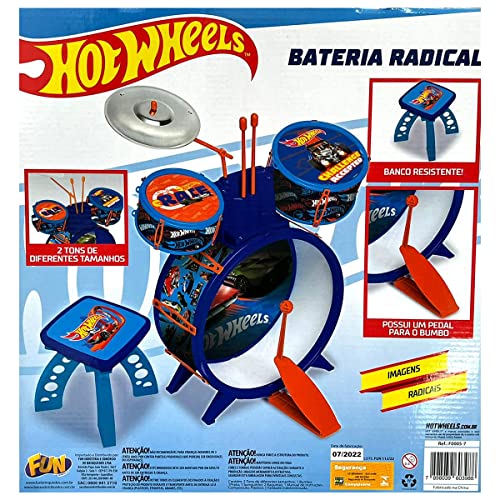 Hot Wheels Bateria Infantil Radical