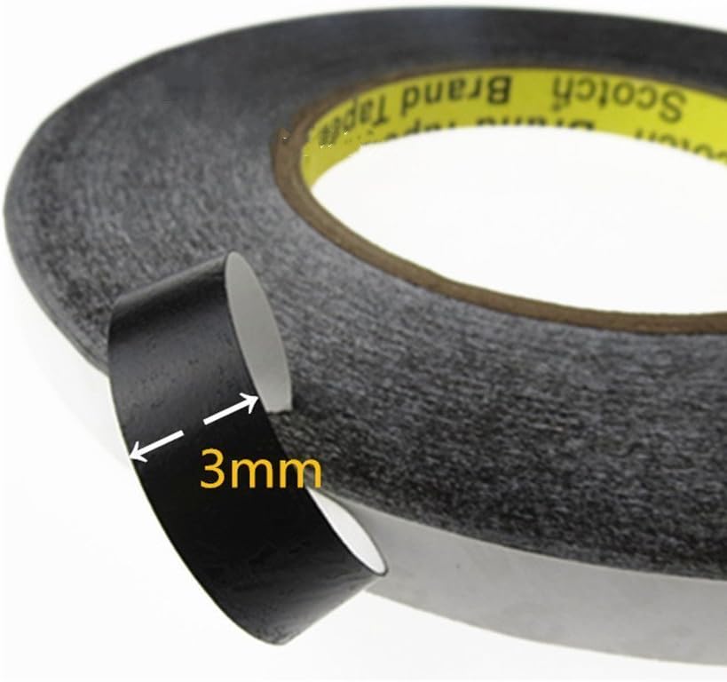 3mm Wide Double Sided Layer Adhesive Sticky Tape Sticker for Mobile Phone ~ Glue LCD Display and Touch Screen Digitizer Glass ~ HTC HD Mini HD2 Desire Wildfire S EVO 4G 3D Desire Z T-MOBILE G2 Droid Incredible S Mytouch 4g 3g Thunderbolt Sensation (3mm)