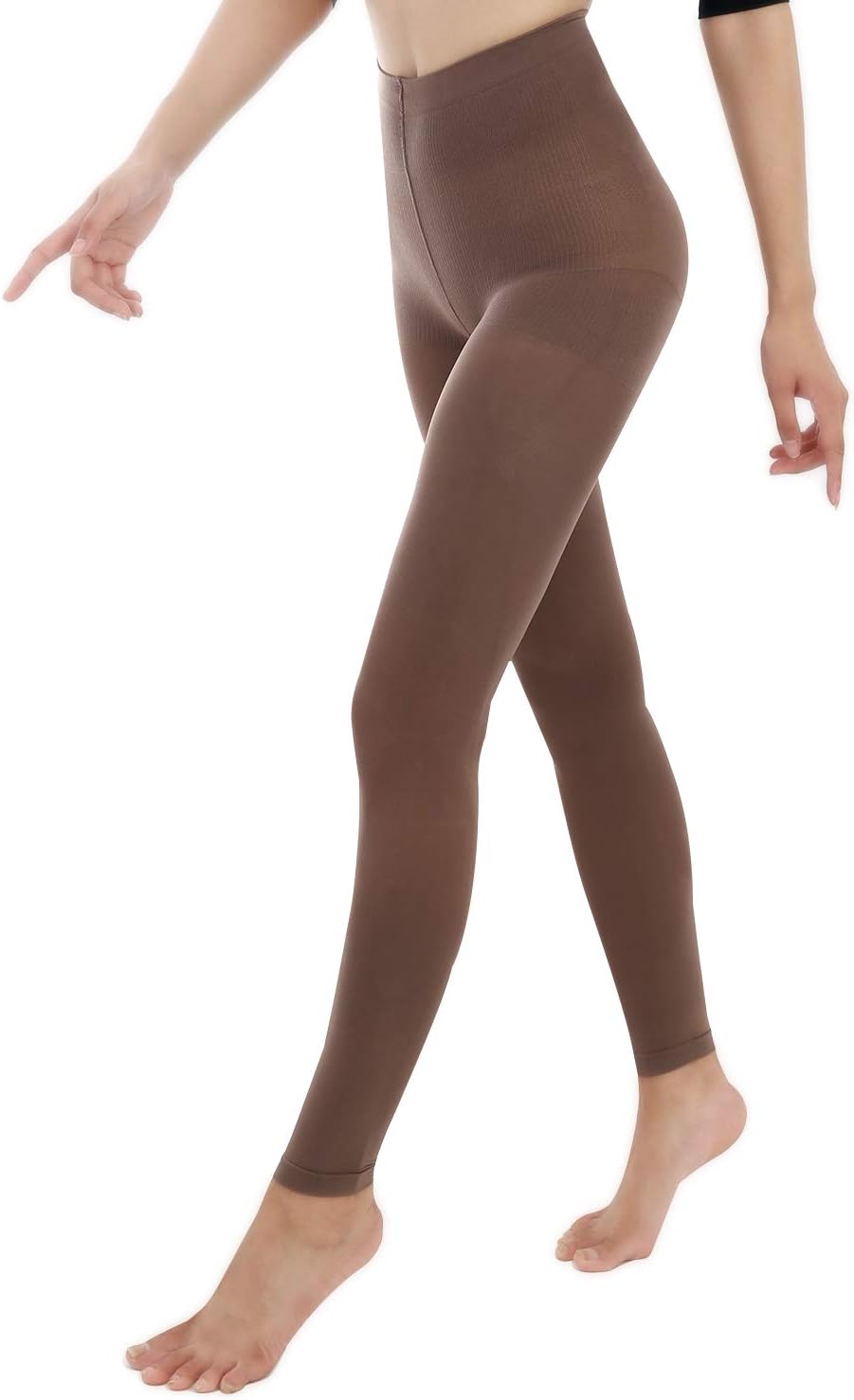 +MD Women's 8-15mmHg Graduated Compression Leggings Medical Quality Ladies Footless Support Tights