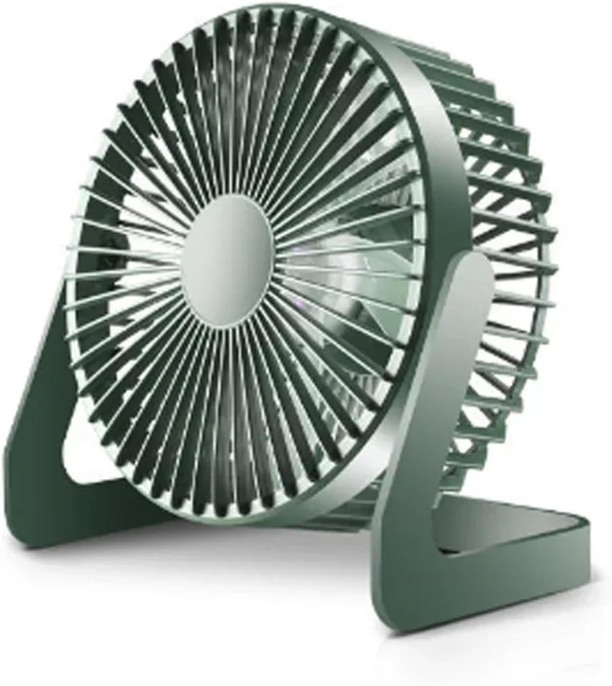 Simple Portable Single File USB Desktop Fan with Silent Energy-saving Adjustable Angle Home Office 5 inch Supply Fan(D)