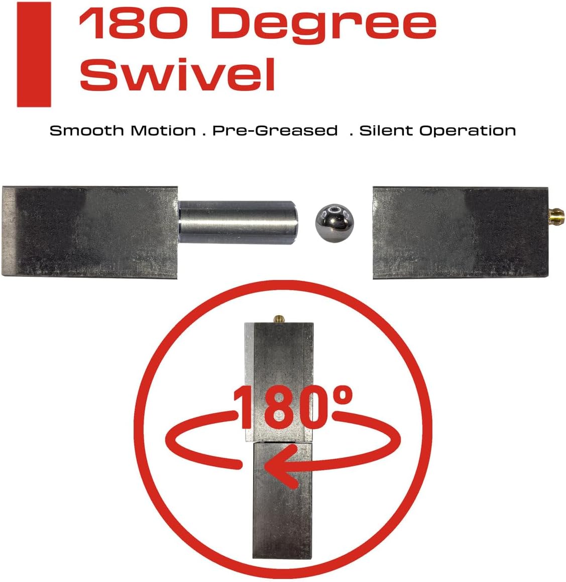 5” Inch Weldable Rectangle Hinges – Heavy Duty Gate Hinges – Weld On Hinges – Weld On Gate Hinges – Square Hinges Weld On - Ball Bearing Gate Hinge - Heavy Duty Weldable Hinges