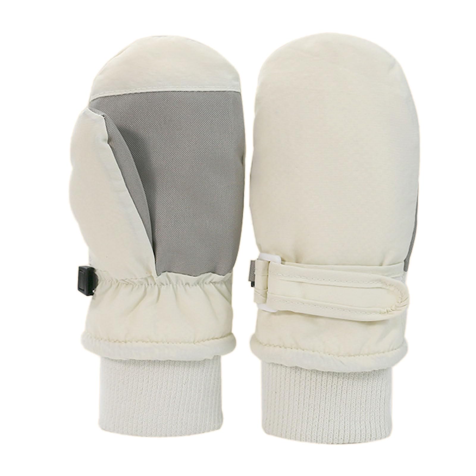 Guantes de esquí para niños pequeños impermeables y gruesos 8