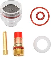 Vista 1 de Garosa Antorcha de lente de gas Collet Body Glass Cup Soldadura Kit de antorcha Accesorios para antorcha WP-17/18/26 Accesorios de antorcha Piezas