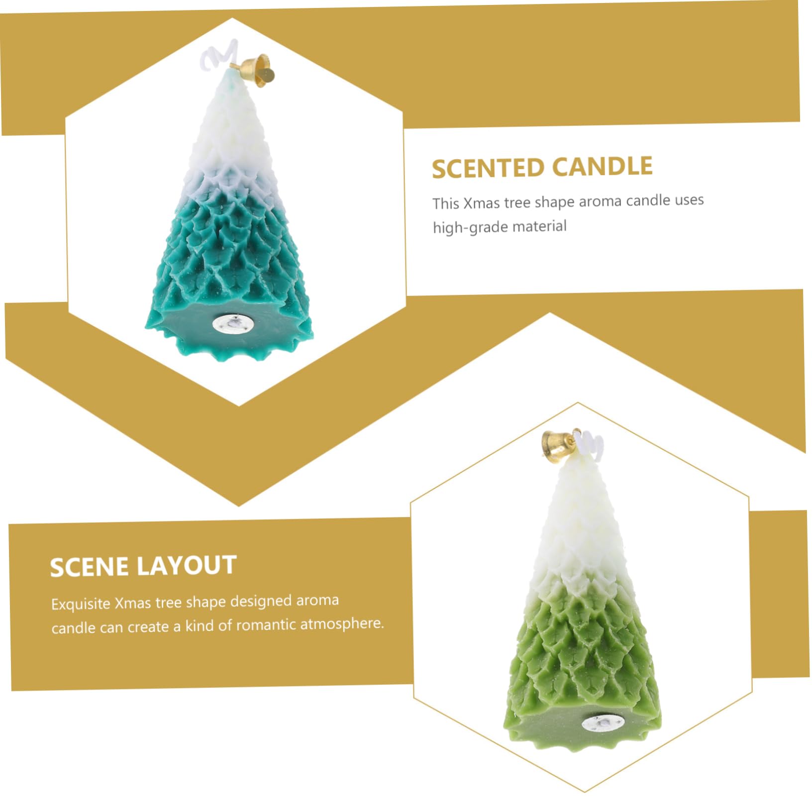 TOPBATHY 10 Pezzi Candele dell'albero di Natale oggetti di scena per candele natalizie oggetti di scena per candele profumate candele natale natalizia decorazioni natalizie