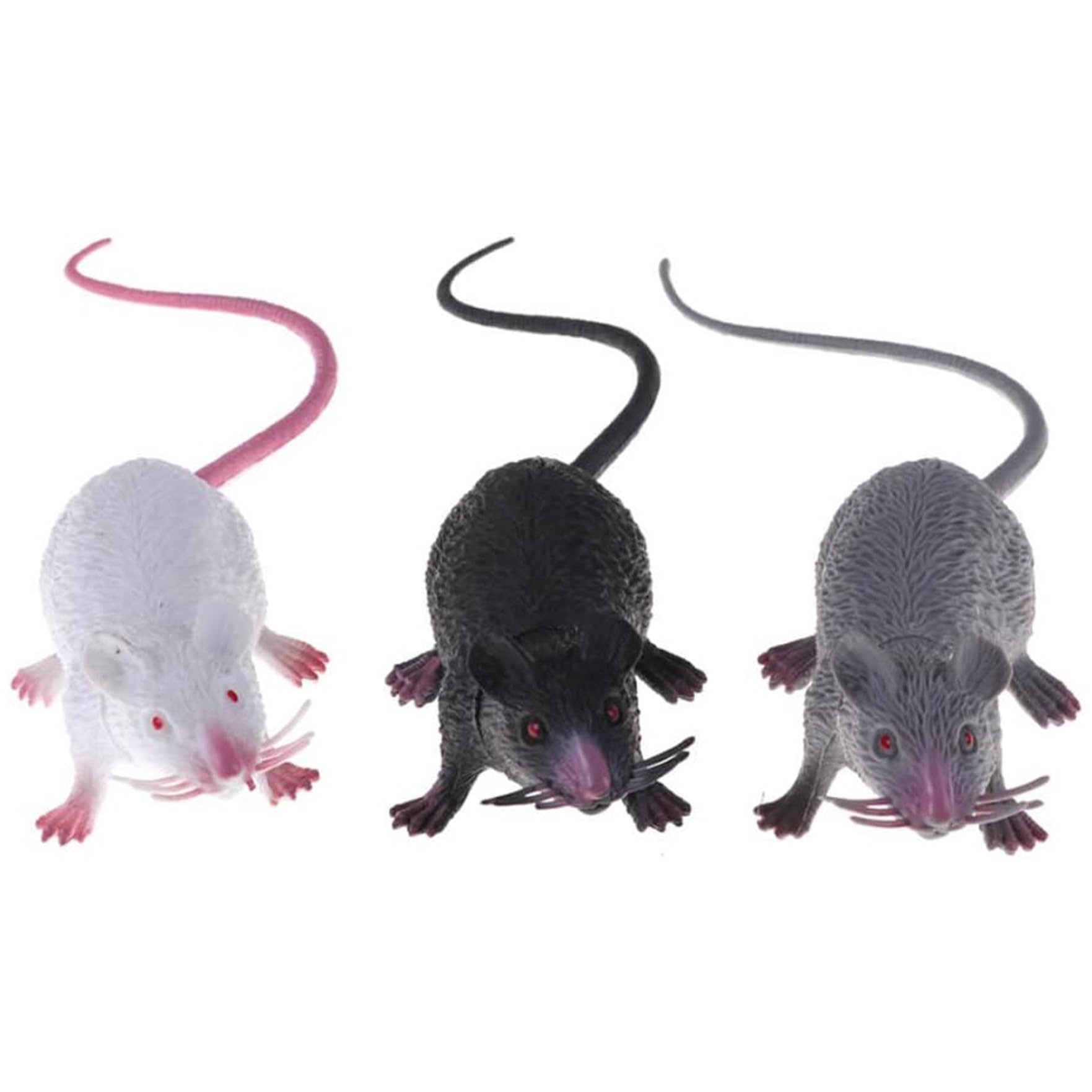 Xweptuy Fake Mouse 3PCS 1, 7x8, 7 Pouce Faux Rat De Souris Réaliste