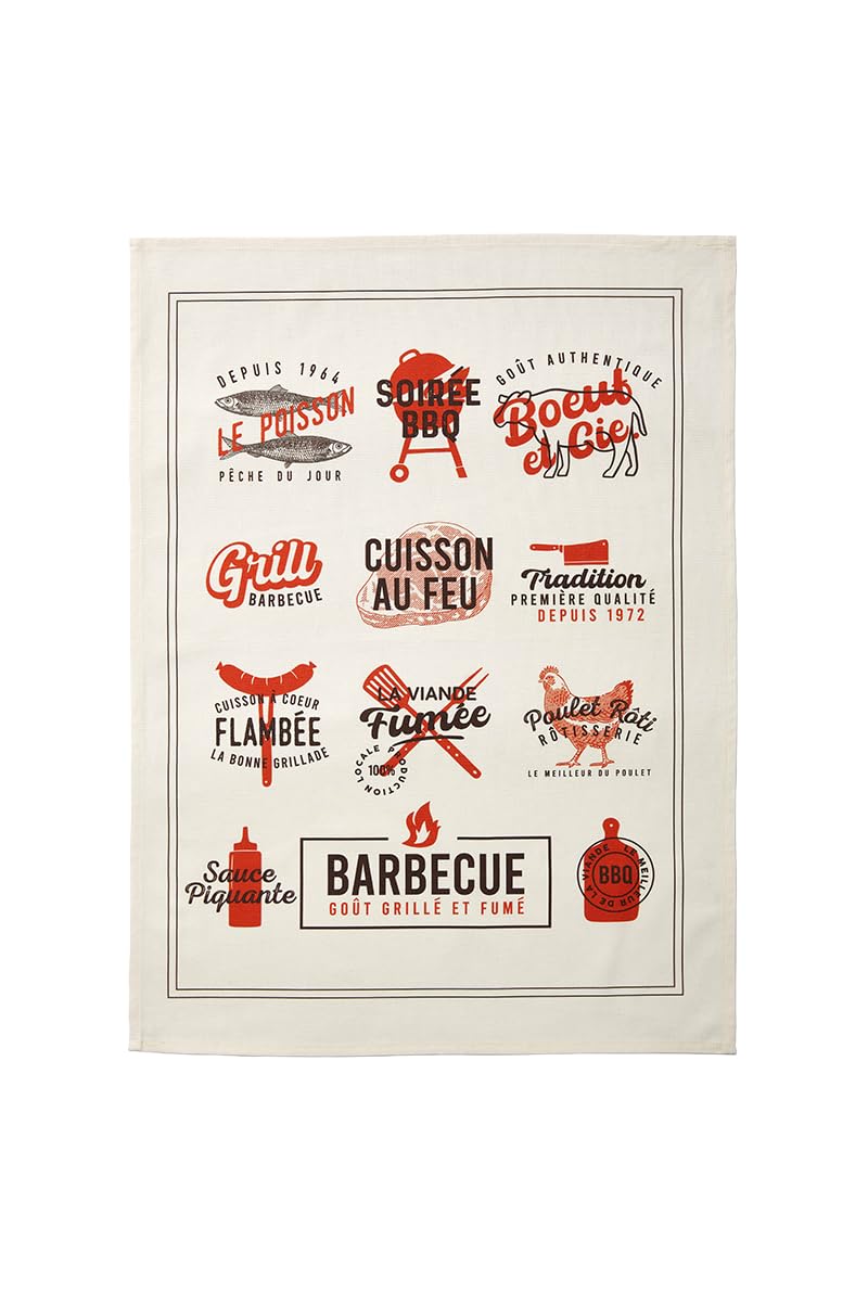 Paño de cocina Coucke premium de 50 x 75 cm con acabado exclusivo en rejilla