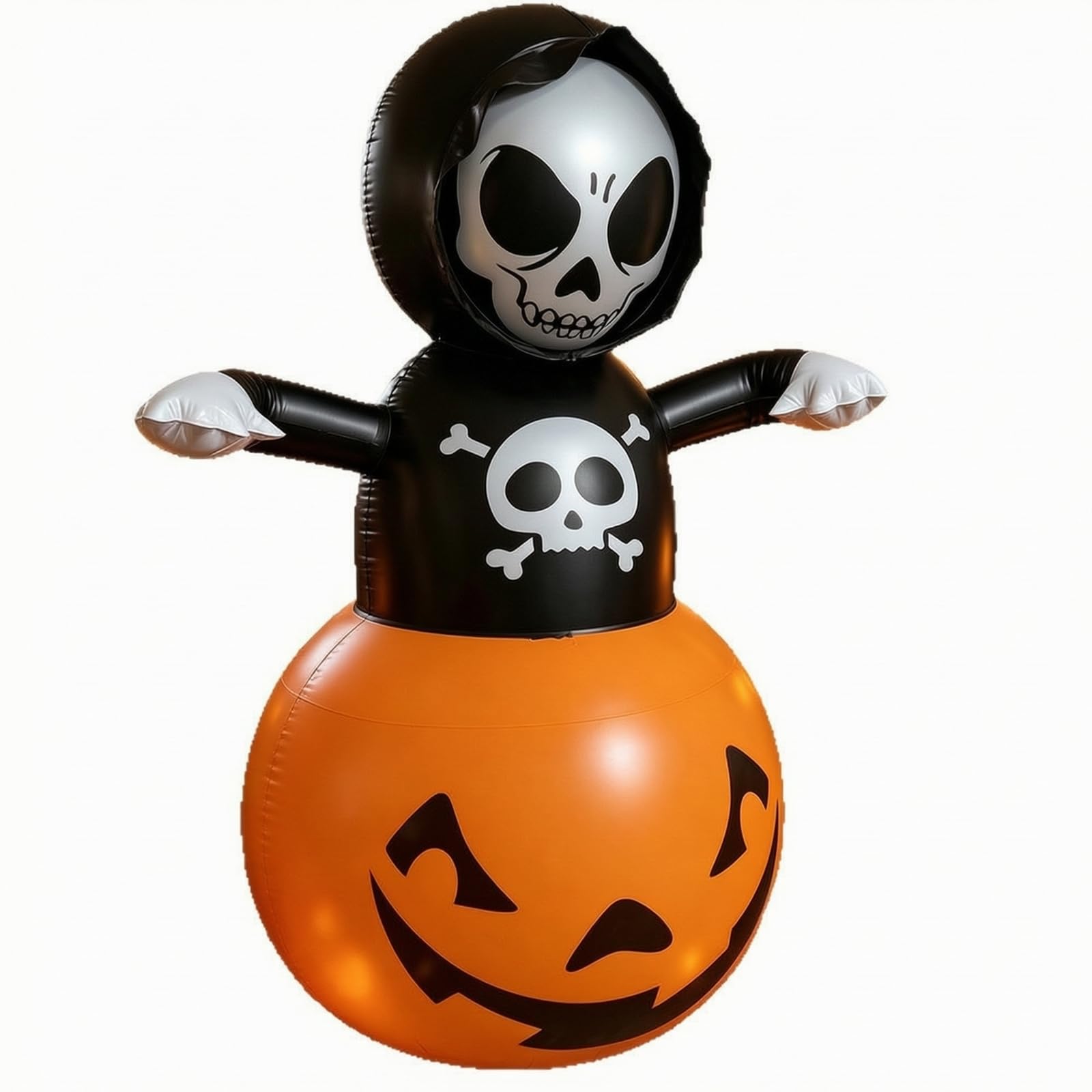Zucca di Halloween con | Da Esterno, Zucca Gonfiabile, Impermeabile, per Giardino, Teschio Di Zucca