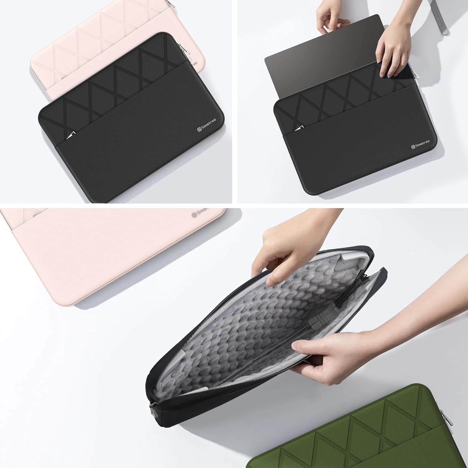 Smatree Custodia per laptop HP Dragonfly Folio G3 o 2 in 1 Notebook PC, Lenovo ThinkPad X1 Titanium Yoga 2 in 1, custodia protettiva per laptop con tasca (E451)