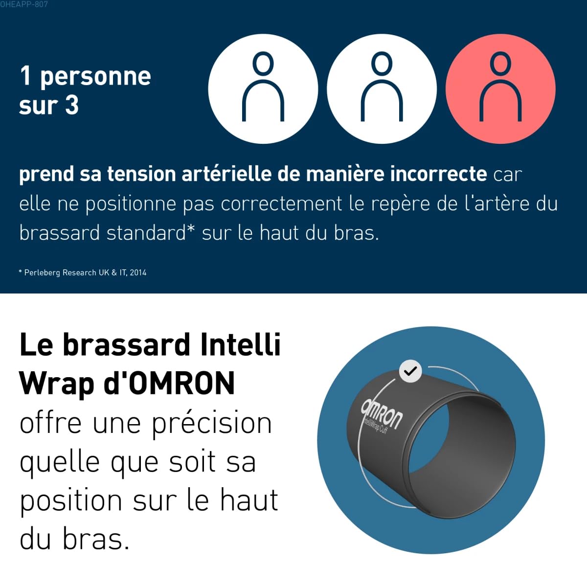 OMRON M3 Comfort AFib - Sfigmomanometro automatico della parte superiore del braccio, rilevamento della fibrillazione atriale + manicotto IntelliWrap, misurazione 3 volte