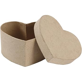 Heart-shaped Box heart size 115x115 cm H 6 cm 1pc