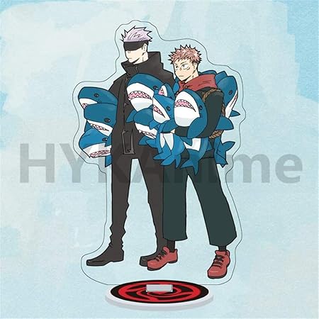 Amazon Co Jp Hykanime 呪術廻戦 五条悟 虎杖悠仁 アクリルスタンド ペンダント アクスタ ストラップ 飾り コレクション アニメグッズ ホビー 通販