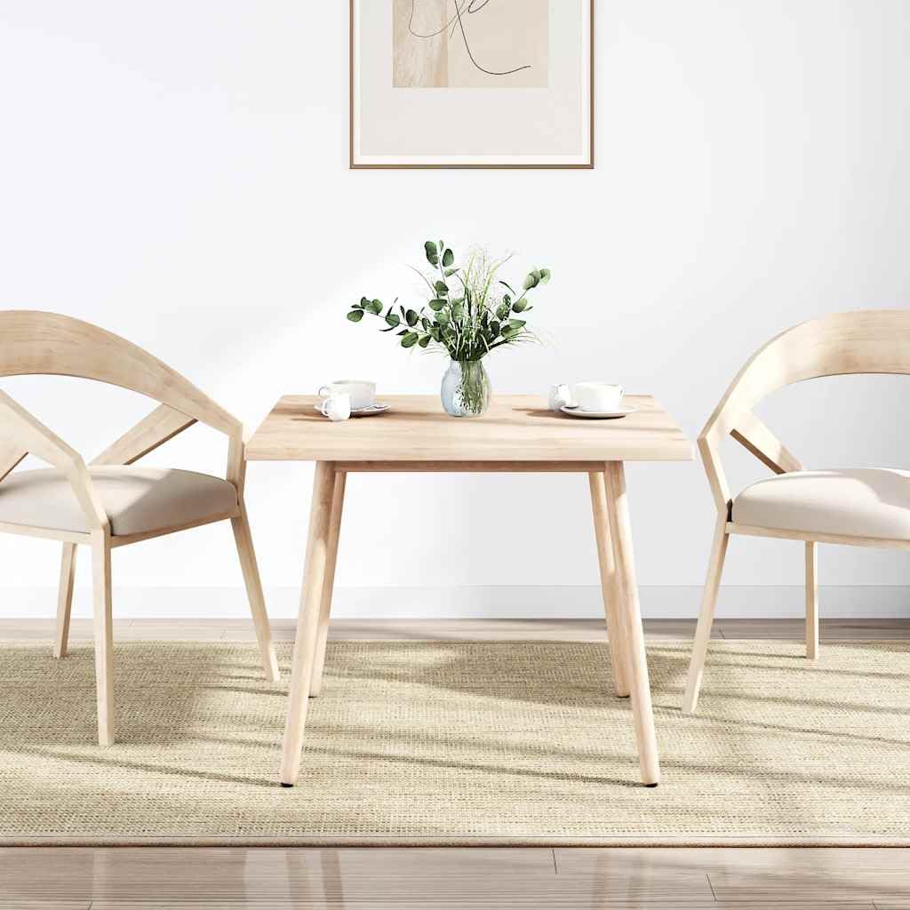 Tablero de madera de pino macizo, 90 x 90 x 2,5 cm, cuadrado, sin tratar con esquinas redondeadas, versátil como mesa de café o placa de repuesto