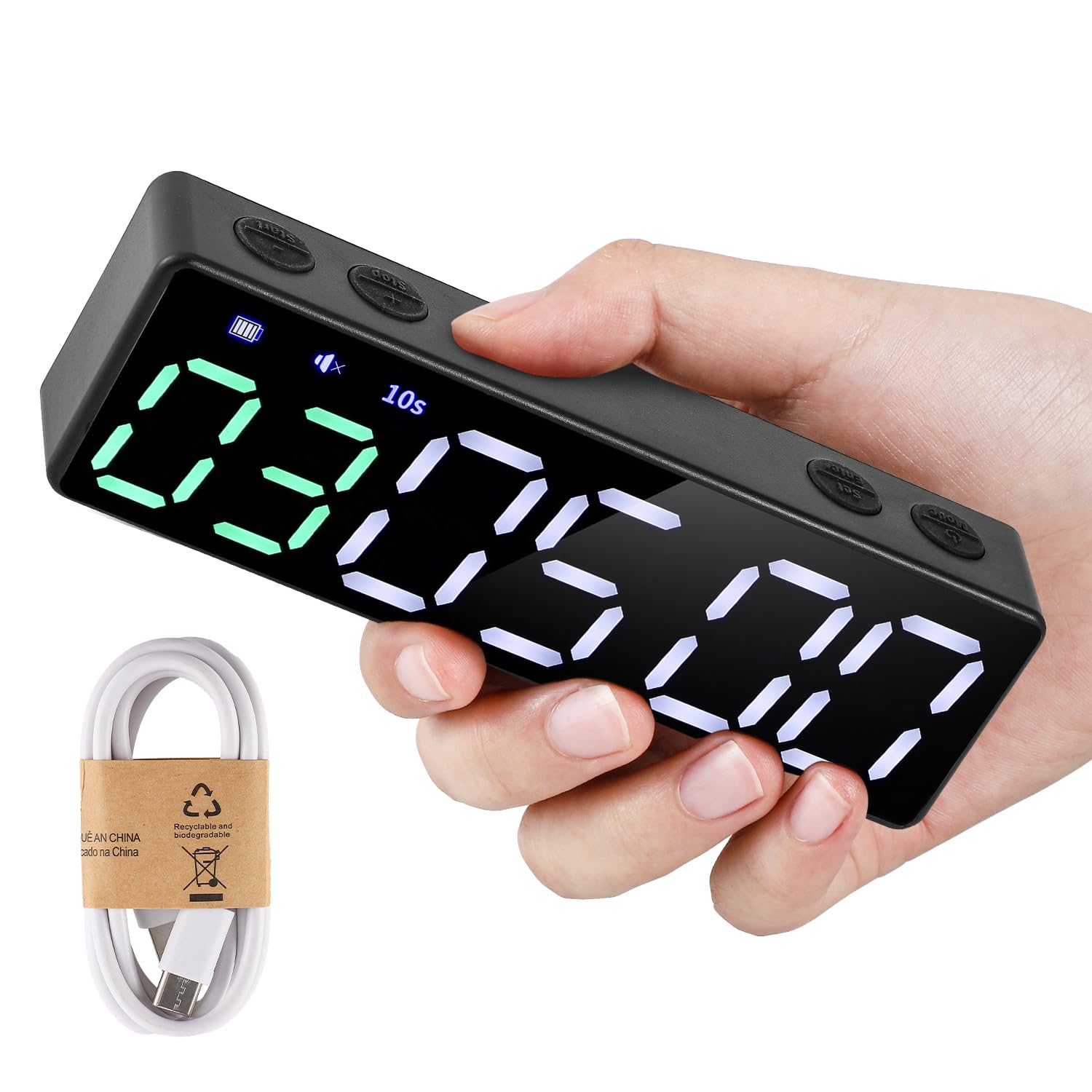 【電光式】スポーツタイマー ジムタイマー ストップウォッチ ジム インターバル Amazon | Gymboss インターバルタイマーとストップウォッチ