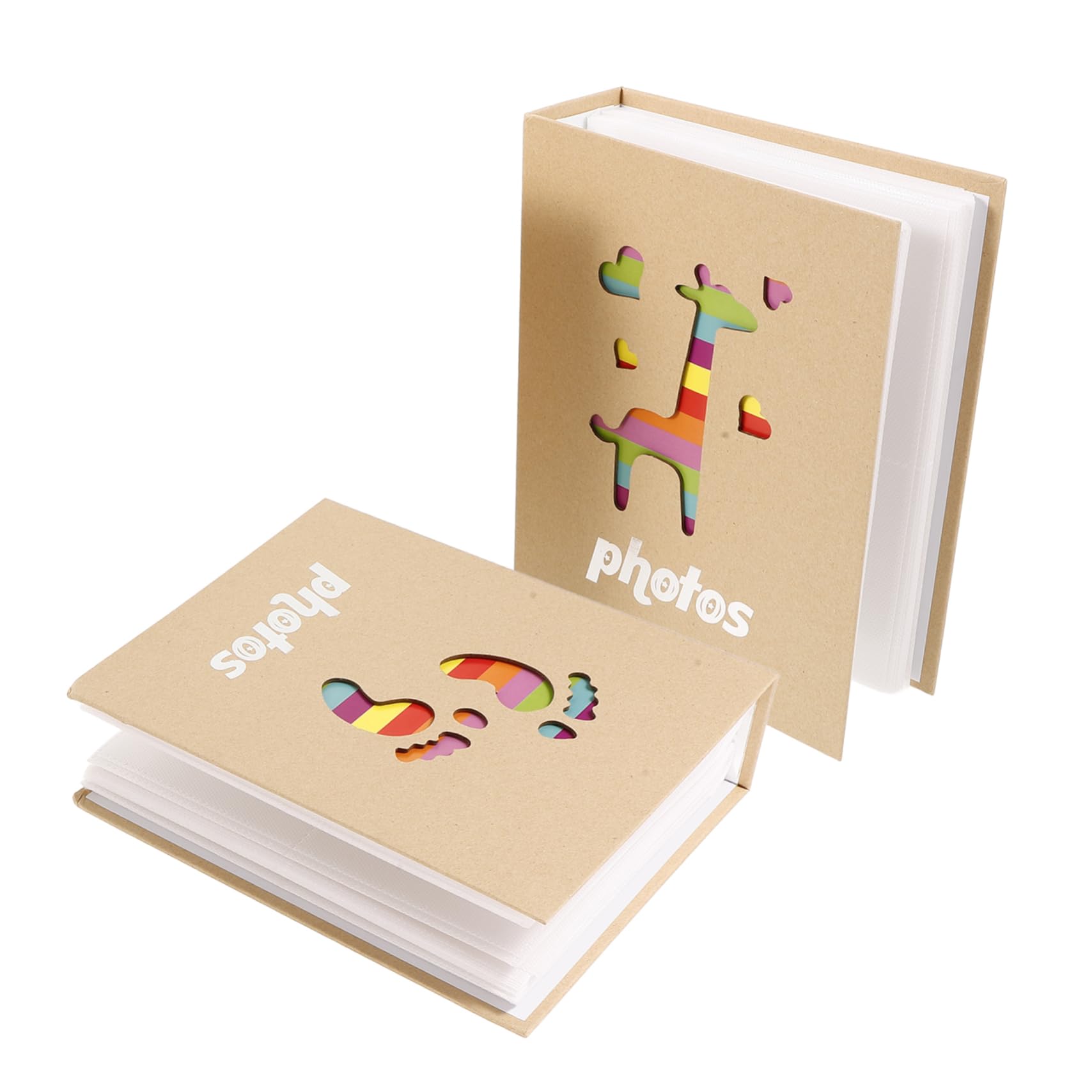 Cabilock 6piezas Álbum De Fotos Para Bebés Conjunto De Álbum Portátil Para Recuerdos Infantiles Para Fotos De Recién Nacidos y Celebraciones Familiares