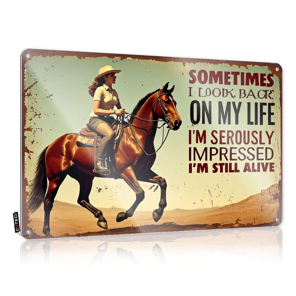 Art Humorous Tapestry Home Decor - Riding High, Life's Journey Remarkable Retirement Gift Rustic Style Artwork For Playroom(30X40CM)
