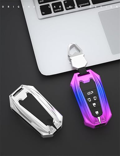 Miniatura 5 de Funda de aleación de zinc compatible con Toyota Sienna 2021 2022 2023 6 botones